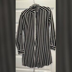 Express Stripe Skirt Dress w/ Sash